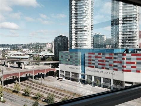 New Westminster Skytrain Station Picture Taken From The 9th Floor At