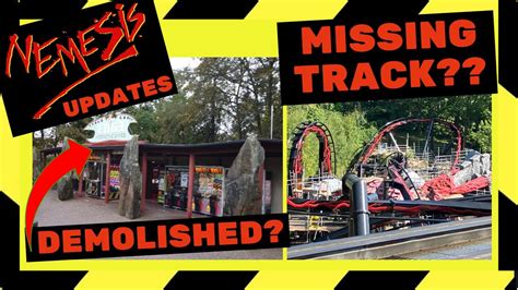 Nemesis Construction Update 5 Alton Towers Resort October 2023