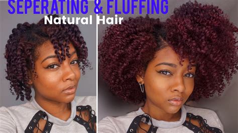 Separate And Fluff For Volume Twist Out Take Down On Natural Hair Ft Rapunzel The Future Of Hair