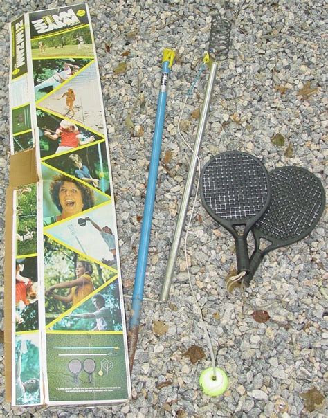 Vintage Fonas Zimm Zamm Swingball Tether Tennis Game Practice Fun Retro Box USA | #3246601390