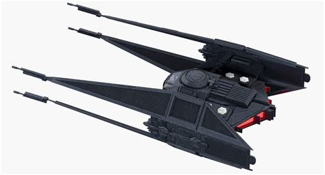 Star Wars Kylo Rens Tie Silencer 3d Model By Zifir3d