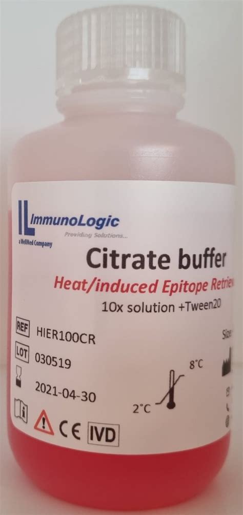 Citrate Buffer Heat Induced Epitope Retrieval With Tween 20 HIER500CC