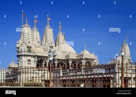 BAPS Swaminarayan Temple, Rajkot, Gujarat, India Stock Photo - Alamy