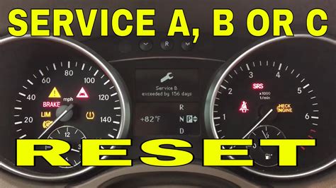 How To Reset Service On Mercedes ML GL 2007 2008 2009 2010 2011