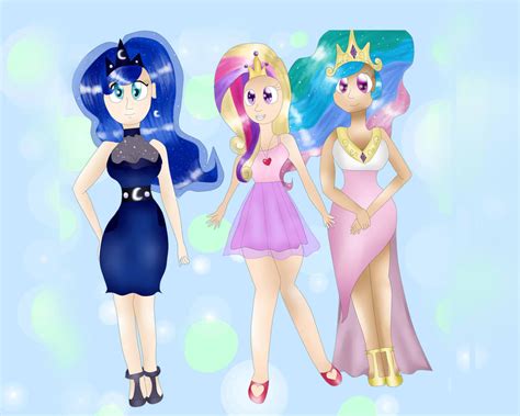 Equestria Princesses By Bubblenote On Deviantart