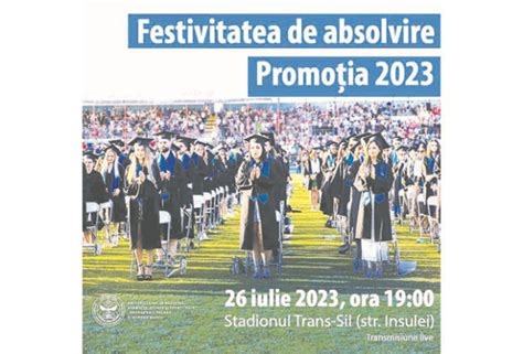 La UMFST G E Palade Târgu Mureș Festivitatea de absolvire