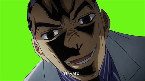 HAYATO with subtitle Green Screen ( Jojo's Bizarre Adventure) - YouTube