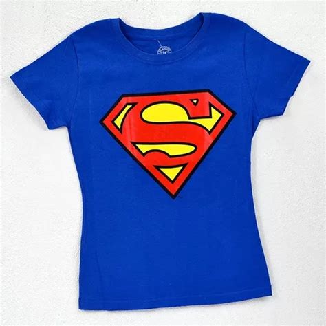 Superman Dc Comics Playera De Dama Original Env O Gratis