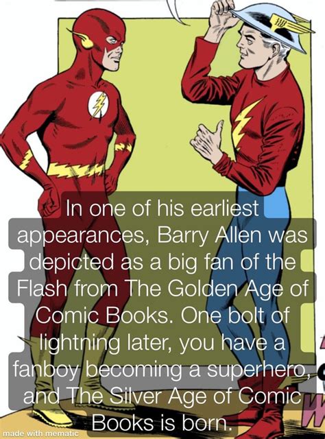 In One Of His Earliest Appearances Barry Allen Was Depicted As A Big