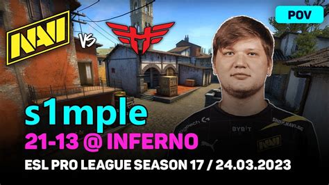 Csgo Pov Navi S Mple Vs Heroic Inferno Esl Pro League