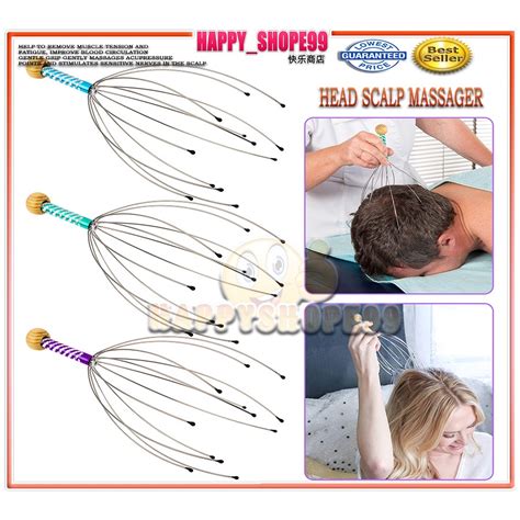 Scalp Massage Machine Head Massager Scalp Scratcher 12 Fingers Head Scratcher For Head Massage