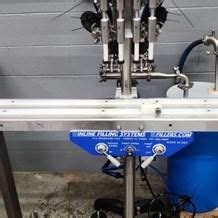 Inline Filling Systems IFS Semi Automatic Four Head Overflow Filler