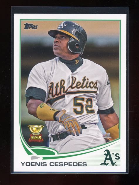 2013 Topps Yoenis Cespedes 362 Oakland Athletics EBay