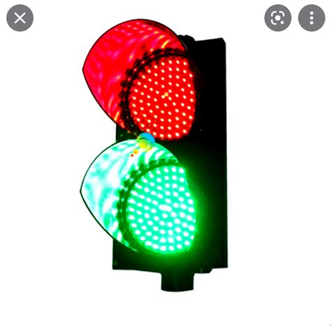 LED Polycarbonate 200MM 230 V RED AND GREEN TRAFFIC SIGNAL WITH MANNUAL