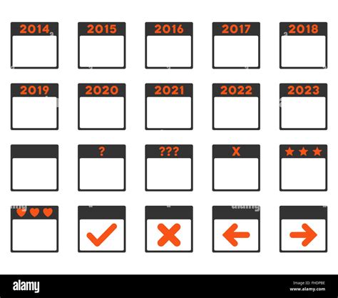 Calendrier 2021 2022 2023 Banque Dimages Détourées Alamy