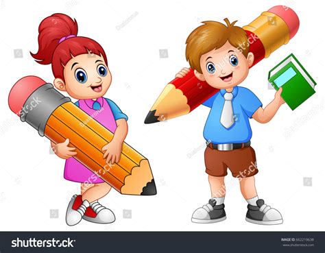 2,961 Cartoon Boy Holding Pencil Royalty-Free Photos and Stock Images ...