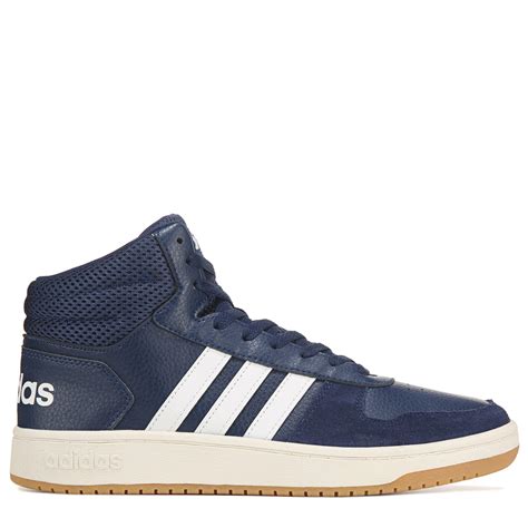 Adidas Leather Hoops 2 0 Mid Sneaker In Navy Blue For Men Save 17