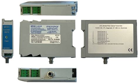 Mr Series Fiber Optic Extender For Incremental Encoders Micronor