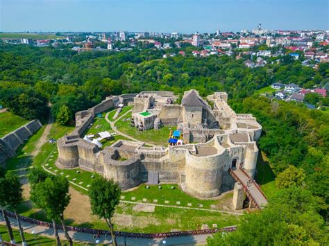 The Royal Citadel in Suceava, Romania Stock Photo - Image of aerial, museum: 314042360