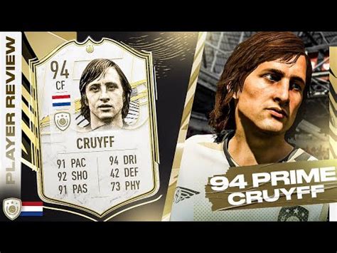 94 PRIME ICON JOHAN CRUYFF REVIEW FIFA 21 Ultimate Team YouTube