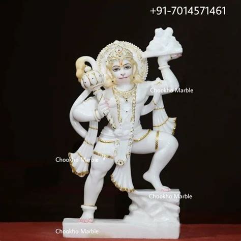 Marble Standing Hanuman Statue Feet At Rs Marble Hanuman