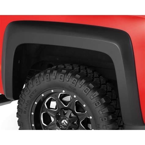 Bushwacker Extend A Fender Matte Black Rear Fender Flares