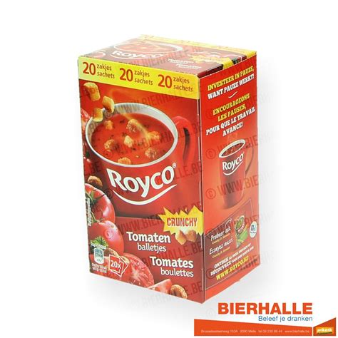 Royco Minute Soup Crunchy Tomaat Bal Stuks Bierhalle