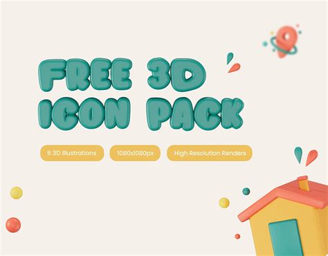 Free 3D Icon Pack on Behance