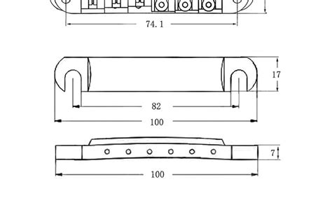 Amazon Abr Style Tune O Matic Bridge Tailpiece Roller Saddle