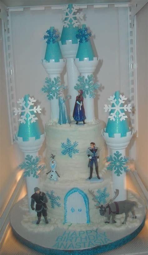 Frozen Castle Cake - CakeCentral.com