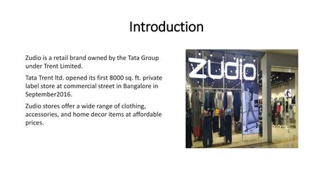 Case study on tata clothing brand zudio in detail | PPT