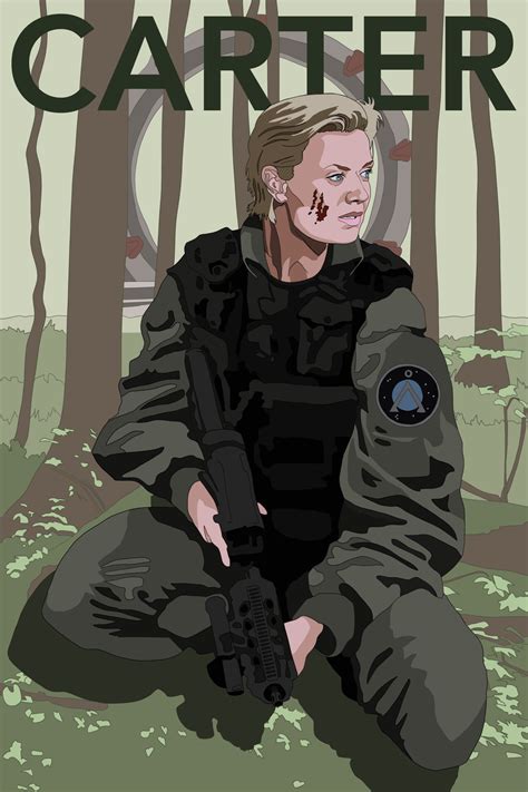 The Art Rheum — A Character Poster For Colonel Samantha Carter Of