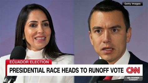 Ecuador’s presidential race headed for October runoff | CNN