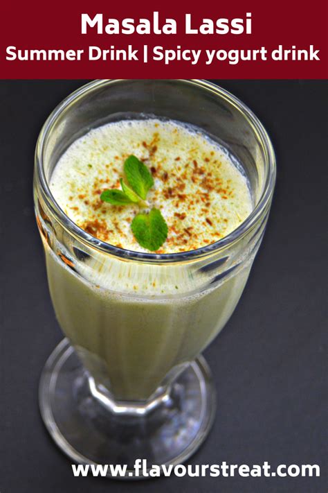 Masala Lassi Spiced Indian Yogurt Drink Lassi Recipes Herbal Drink Recipe Healthy Drinks