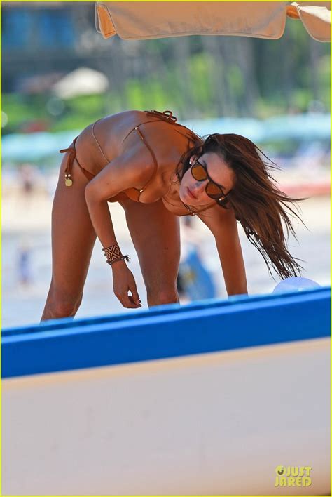 Alessandra Ambrosio Continues To Show Off Sexy Bikini Body In Maui