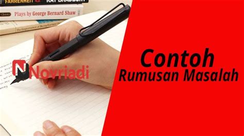 Contoh Rumusan Masalah Yang Benar Download Contoh Lengkap Gratis ️