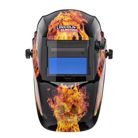 Lincoln Electric Auto Darkening Variable Shade Black Welding Helmet At