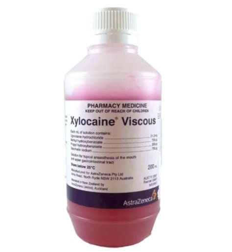 Xylocaine Visqueuse 2 Sur La Peau 4