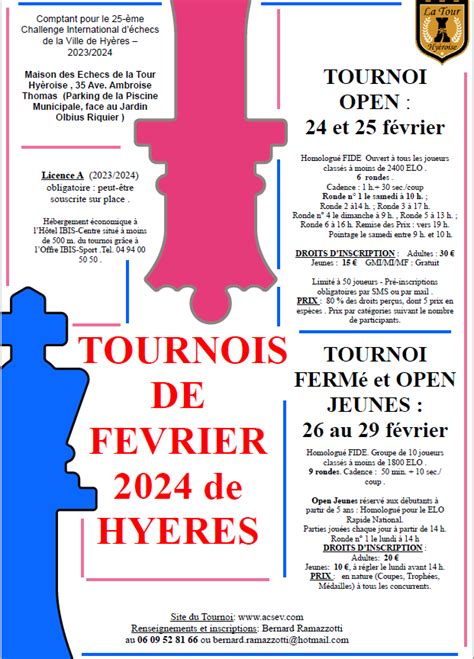 Tournois De F Vrier De Hyeres Marseille Echecs