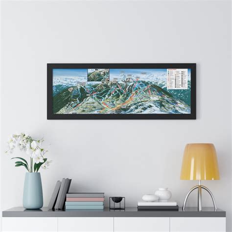 Snowmass Colorado Trail Map Ski Resort Framed Poster - Etsy