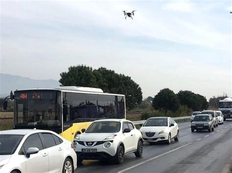 Aydın da havadan drone ile trafik denetimi yapıldı Haberler