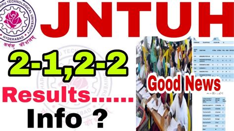 Jntuh Results Updates 2022 Ll Jntuh 2 1 2 2 Supply Regular Exams Result