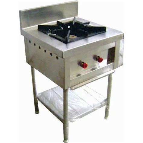 Stainless Steel Single Burner Cooking Range For Restaurant At Rs