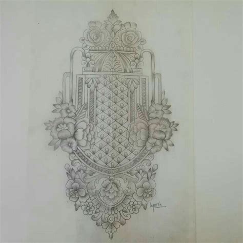 Pin By Aspak Hashmi Khaka Master On Khaka Flower Pattern Drawing