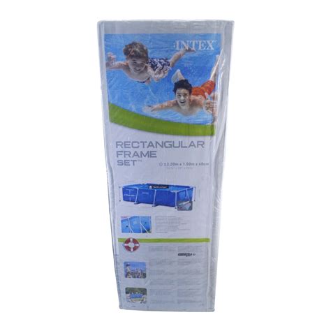 Jual Kolam INTEX 28270 Rectangular Frame set Kolam Renang | Shopee ...