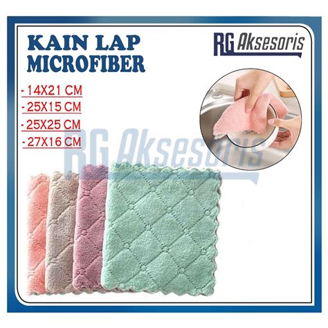 Jual Rgaksesoris Kain Lap Piring Anti Minyak Tebal Kain Lap Microfiber