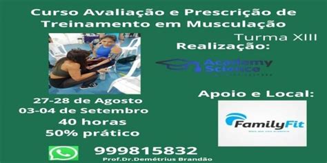 Certifica O Em Avalia O E Prescri O De Treinamento Em Muscula O