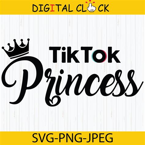 Eps Tik Tok Logo Tik Tok Vector Tik Tok Princess Logo Svg File For Porn Sex Picture