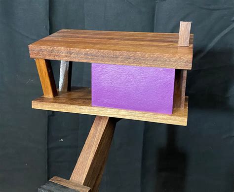 Hummingbird House Mid Century Modern Birdhouse Modernest Etsy