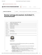 Revisar Entrega De Examen Actividad Automatizada Pdf